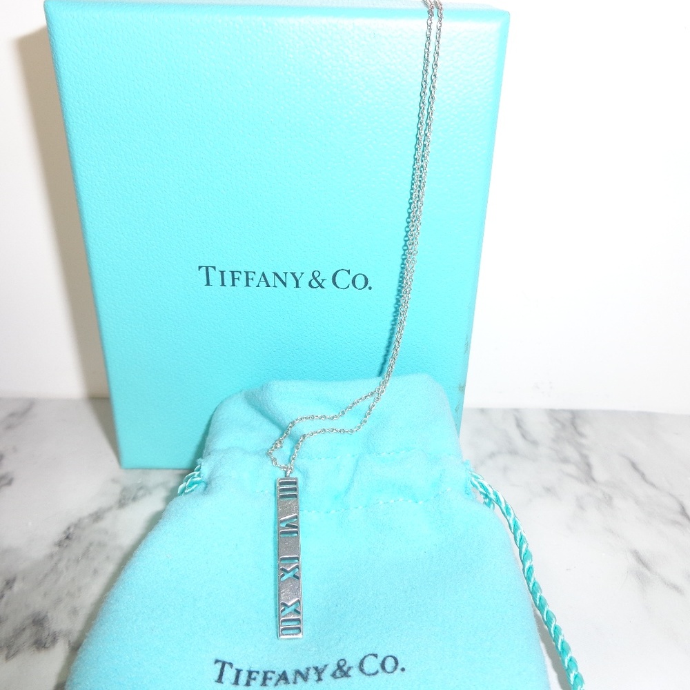 Tiffany & Co. Atlas Bar Necklace